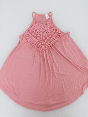 CY Women's Halter Neck Sleeveless Knit Top Size Small